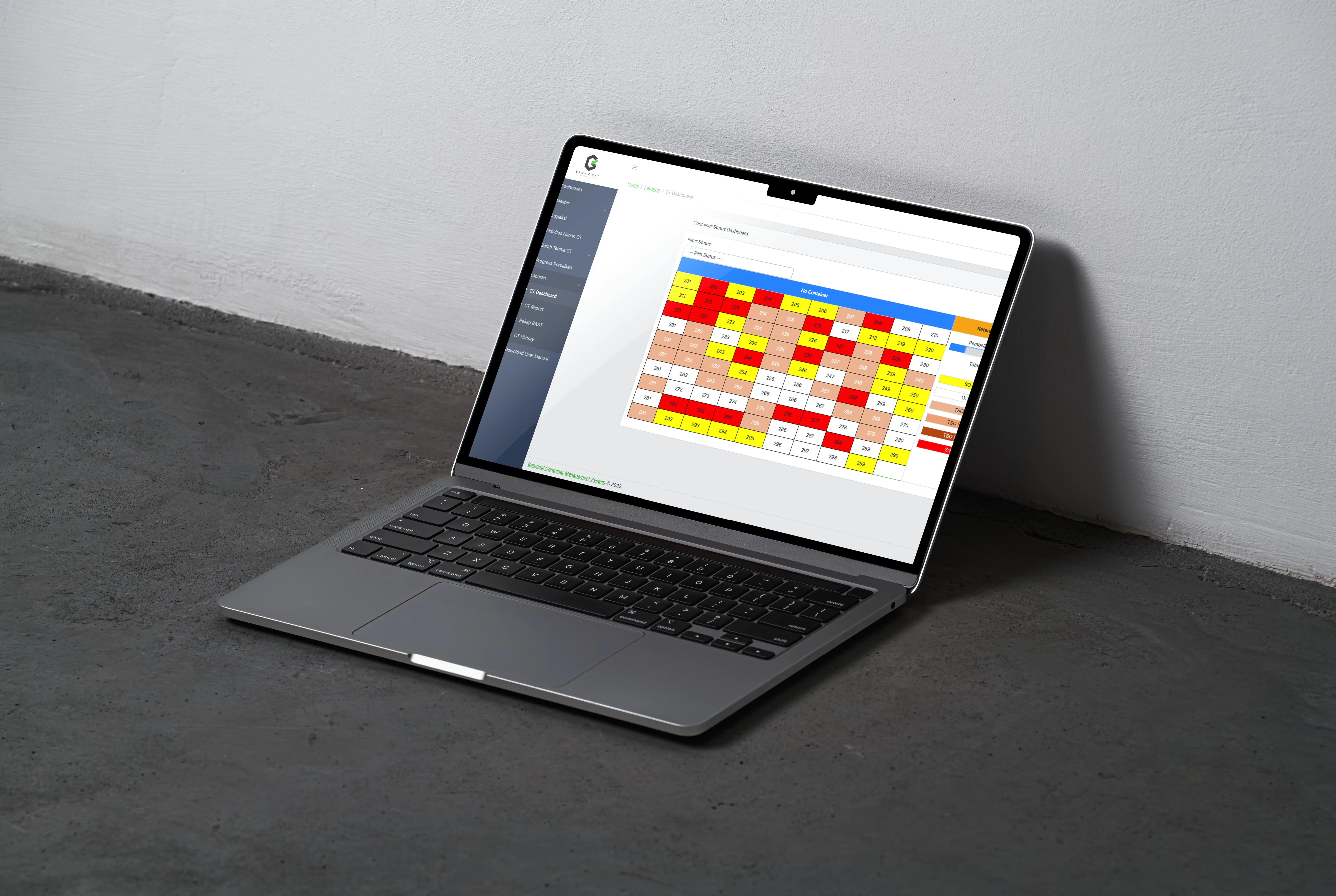 Container Management System at BARACOAL